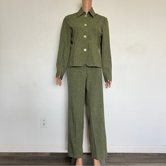 Courtenay Pants & Jumpsuits Courtenay Green 7sstyle Pantsuit Poshmark